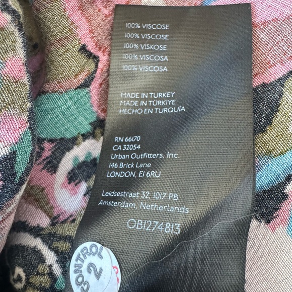 HTF By Anthropologie Robin Tiered Mini Dress Size M EUC Floral flirty boho - Picture 13 of 14